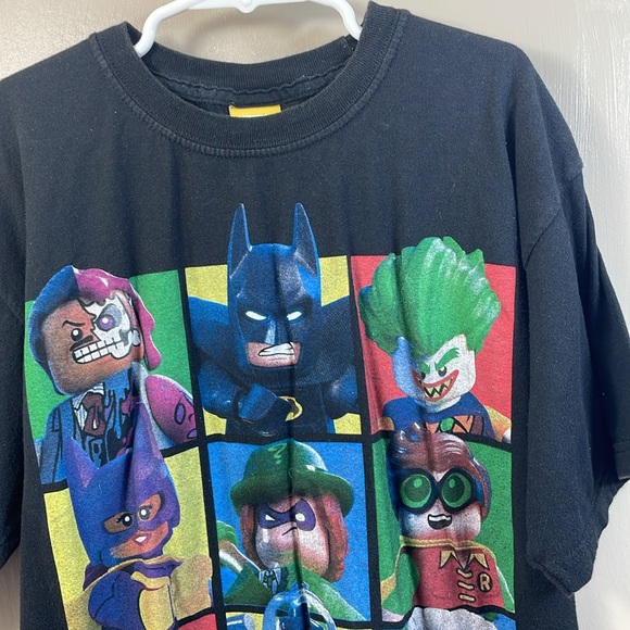 Kids Lego Batman Back T Shirt Kids  Lego Batman Movie Shirt Size Large - Picture 3 of 11
